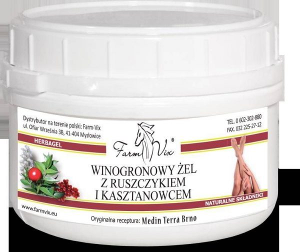 Farm-vix żel. Winogronowy z. Ruszczykiem i kasz350g