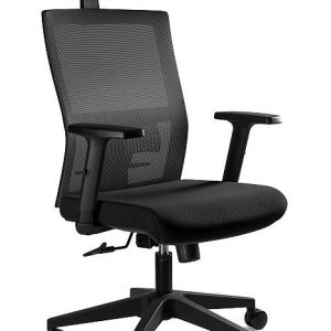 Fotel do biura, ergonomiczny, Task, czarny