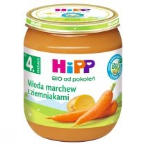 Hipp. Młoda marchew z ziemniakami po 4. miesiącu 125 g. Bio
