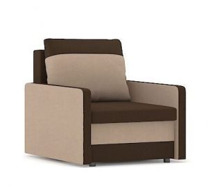 Fotel do salonu, pokoju, Milton, 69x85x70cm, brąz, cappucino