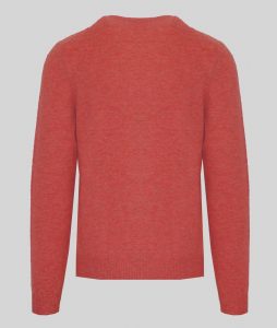Swetry marki. Malo model. IUM027FCB22 kolor. Czerwony. Odzież męska. Sezon: Cały rok