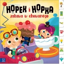 Książka. Hopek i. Hopka - zabawa w chowanego. Interaktywna książeczka dla dzieci.