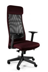 Fotel biurowy, ergonomiczny, Ares. Mesh, czarny, cocoa
