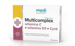 Medi. Pharm − Multicomplex. Witaminy. C+D+Cynk − 30 kaps.