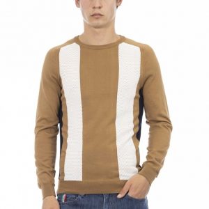 Swetry marki. Baldinini. Trend model 6037_ROVIGO kolor. Brązowy. Odzież męska. Sezon: