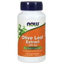 Now. Foods. Olive. Leaf extract - standaryzowany. Liść Oliwny 500 mg. Suplement diety 60 kaps.