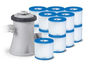 Pompa filtrująca do basenów, 1250l/h, Intex, + 13 filtrów, 28602 / 29007