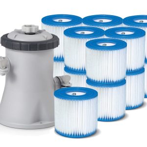 Pompa filtrująca do basenów, 1250l/h, Intex, + 13 filtrów, 28602 / 29007