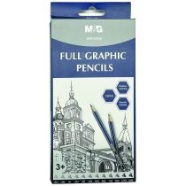 M&G Ołówek artystyczny - różne twardości 12 szt.
