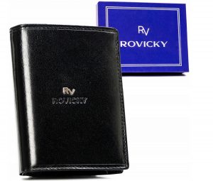 Elegancki, skórzany portfel męski - Rovicky