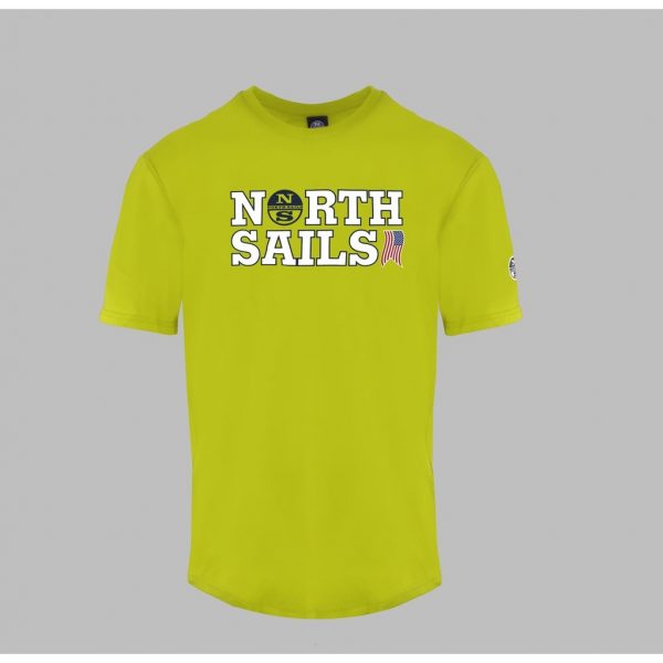 Koszulka. T-shirt marki. North. Sails model 9024110 kolor. Zółty. Odzież męska. Sezon: Wiosna/Lato