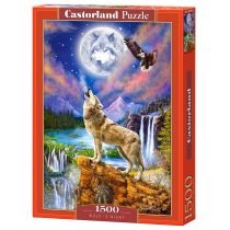 Puzzle 1500 el. Wolf's. Night. Castorland