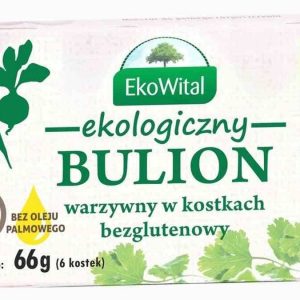Eko. Wital − Bulion warzywny w kostkach bez drożdży bezgl. BIO − 60 g[=]
