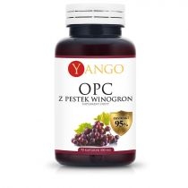 Yango. OPC 95% ekstrakt z pestek winogron. Suplement diety 90 kaps.