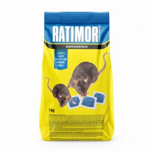 Ratimor. Brodifakum 29 ppm – Pasta. Granulat. Na. Myszy i. Szczury – 1 kg