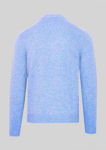 Swetry marki. Malo model. IUM029FCB22 kolor. Niebieski. Odzież męska. Sezon: Cały rok