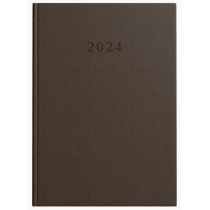 Top-2000 Kalendarz 2024 książkowy. A4 Standard. DTP brązowy