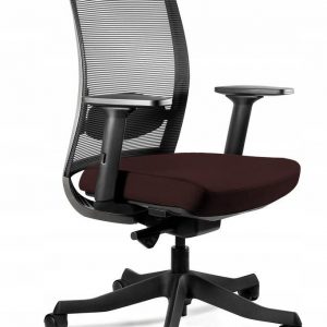 Fotel biurowy, ergonomiczny, Anggun - M, cocoa, czarny