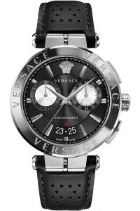 Zegarek marki. Versace model. VE1D00719 kolor. Czarny. Akcesoria męski. Sezon: Cały rok