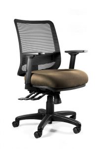 Fotel ergonomiczny, biurowy, Saga. Plus. M, taupe