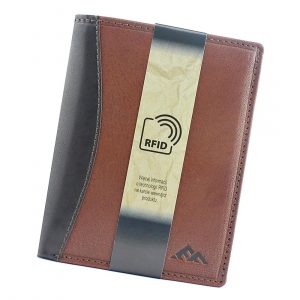 Skórzany męski portfel. EL FORREST 544-21 RFID