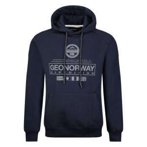 Bluza marki. Geographical. Norway model. Gozalo-WX1878H kolor. Niebieski. Odzież męska. Sezon: Jesień/Zima