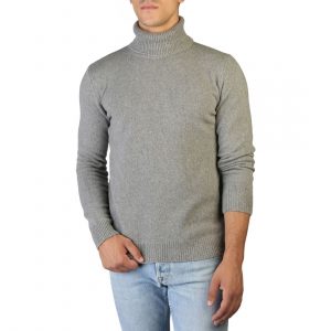 Swetry marki 100% Cashmere model. UA-FF12 kolor. Zielony. Odzież męska. Sezon: Jesień/Zima