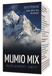 Sanbios. Mumio. Mix 60 T z wyciągami roślinnymi