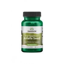 Swanson. Full. Spectrum. Alfalfa 400 mg. Suplement diety 60 kaps.