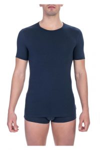 Koszulka. T-shirt marki. Bikkembergs model. BKK1UTS01SI kolor. Niebieski. Bielizna męski. Sezon: Cały rok