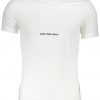 BIAŁY T-SHIRT MĘSKI Z KRÓTKIM RĘKAWEM CALVIN KLEIN WHITE