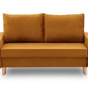 Sofa z funkcją spania, Bellis, 150x90x75 cm, miodowy