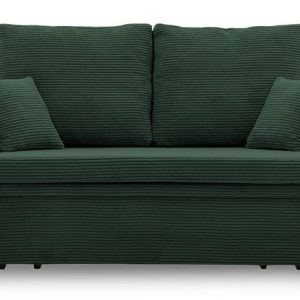 Sofa z funkcją spania, Dorma, 148x86x80 cm, butelkowa zieleń