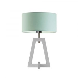 Lampka nocna, stołowa, Clio, 30x47 cm, miętowy klosz