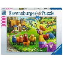 Puzzle 1000 el. Kolorowa wełna. Ravensburger