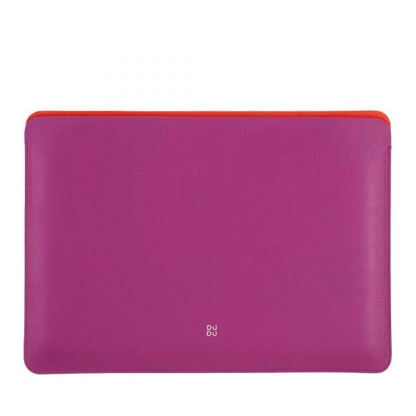 DUDU Etui na laptopa 13 cali z kolorowej skóry, dwukolorowe etui ochronne kompatybilne z komputerem. Mac. Book. Notebook