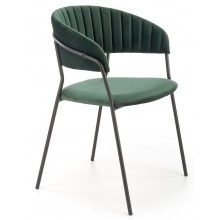 Krzesło welurowe. K426 zielone