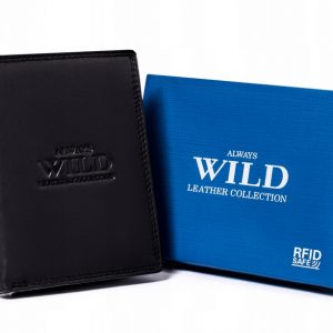 Męski, skórzany portfel bez zapięcia zewnętrznego - Always. Wild