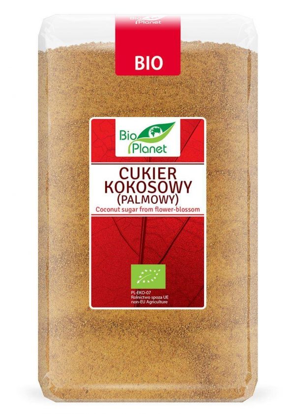 CUKIER KOKOSOWY BIO 1 kg - BIO PLANET