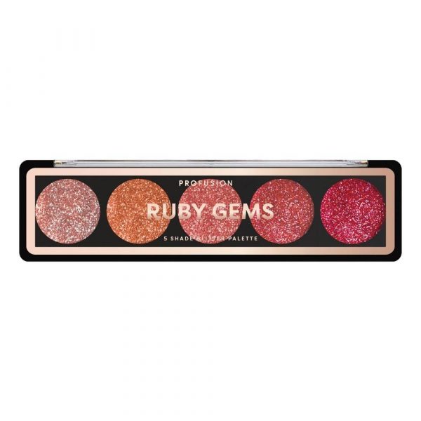 Ruby. Gems. Eyeshadow. Palette paleta 5 cieni do powiek