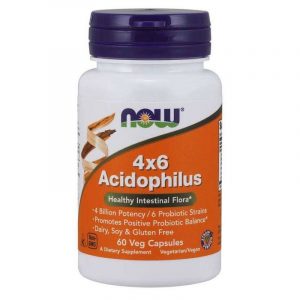 4x6 Acidophilus - Probiotyk 4 Billion. Acidophilus (60 kaps.)