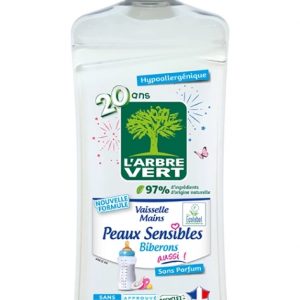 L'ARBRE VERT - Sensitive. Płyn do mycia naczyń i butelek do karmienia - 750ml