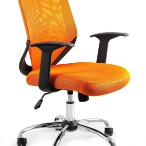 Fotel biurowy, Mobi, pomarańczowy