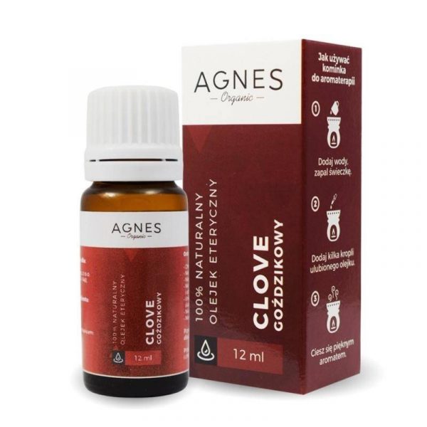 Agnes. Organic. Goździkowy olejek eteryczny 12 ml