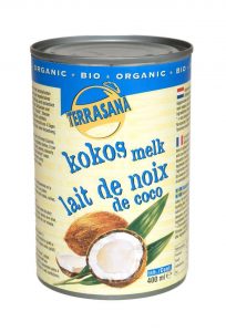 Terrasana − Coconut milk, napój kokosowy bez gumy guar w puszce (22% tłuszczu) Bio − 400 ml