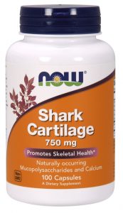 Now - Shark cartilage - Chrząstka rekina - 750 mg - 100 kaps