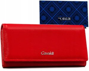 Klasyczny portfel damski ze skóry ekologicznej - 4U Cavaldi