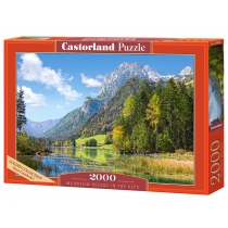 Puzzle 2000 el. Mountain. Refuge in the. Alps. Castorland