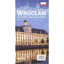 Plan kieszonkowy rysunkowy. Wrocław