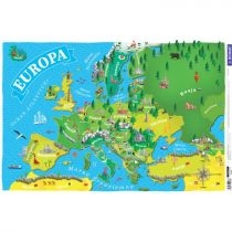 Demart. Podkładka na biurko. Mapa. Europy dla dzieci